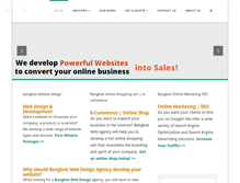 Tablet Screenshot of bangkokwebagency.com